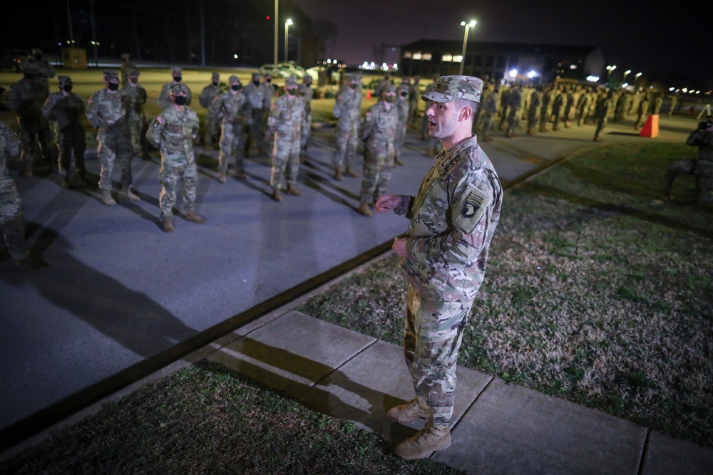 101st Airborne deploys to Cleveland, supports federal vaccination efforts