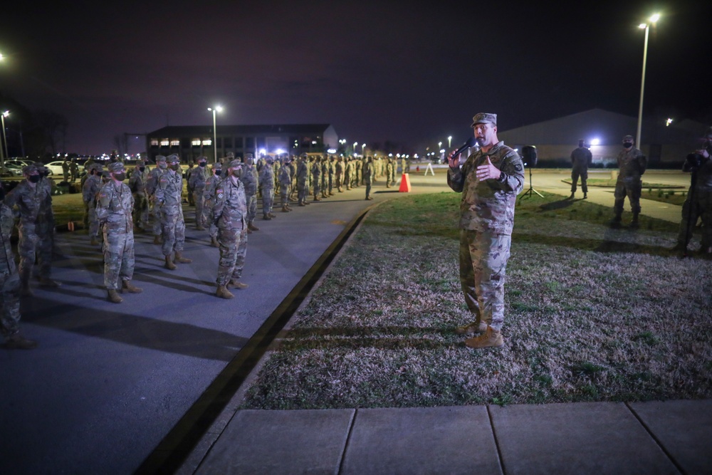 101st Airborne deploys to Cleveland, supports federal vaccination efforts