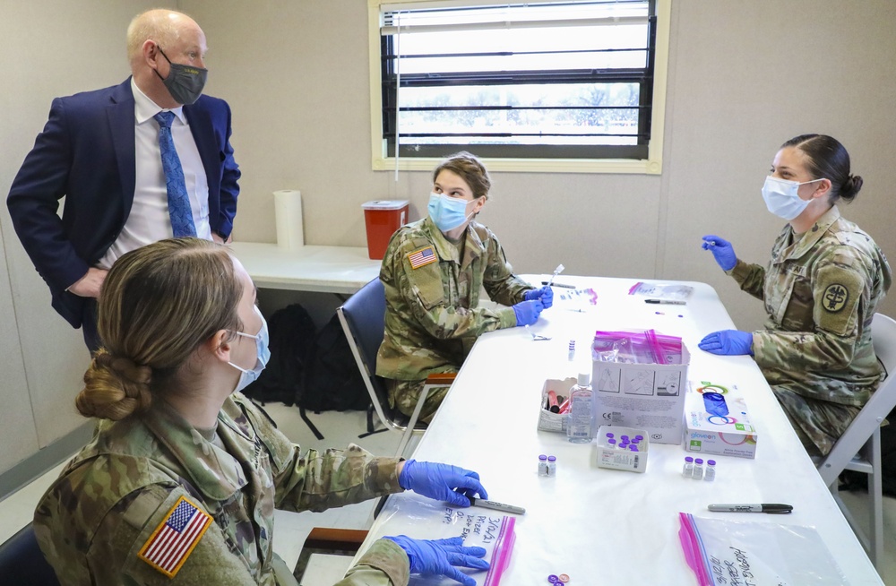 U.S. Secretary of the Army Visits Dallas CVC
