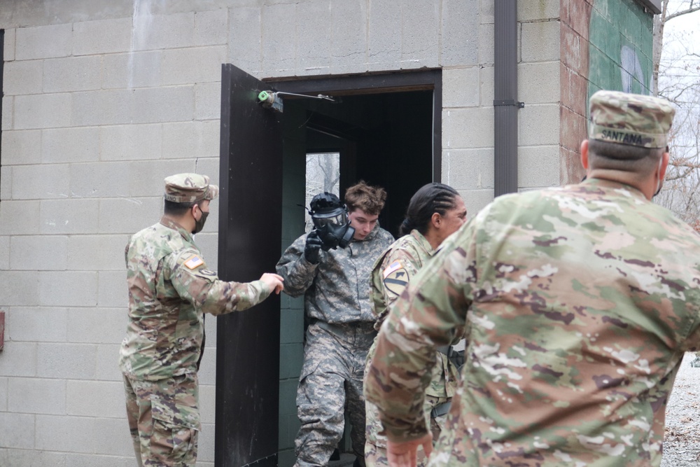 1st Theater Sustainment Command Soldiers attend Chemical, biological, radiological and nuclear training