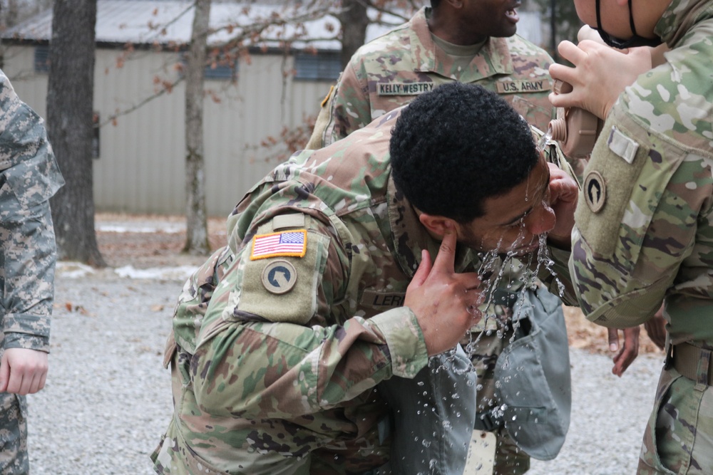 1st Theater Sustainment Command Soldiers attend Chemical, biological, radiological and nuclear training