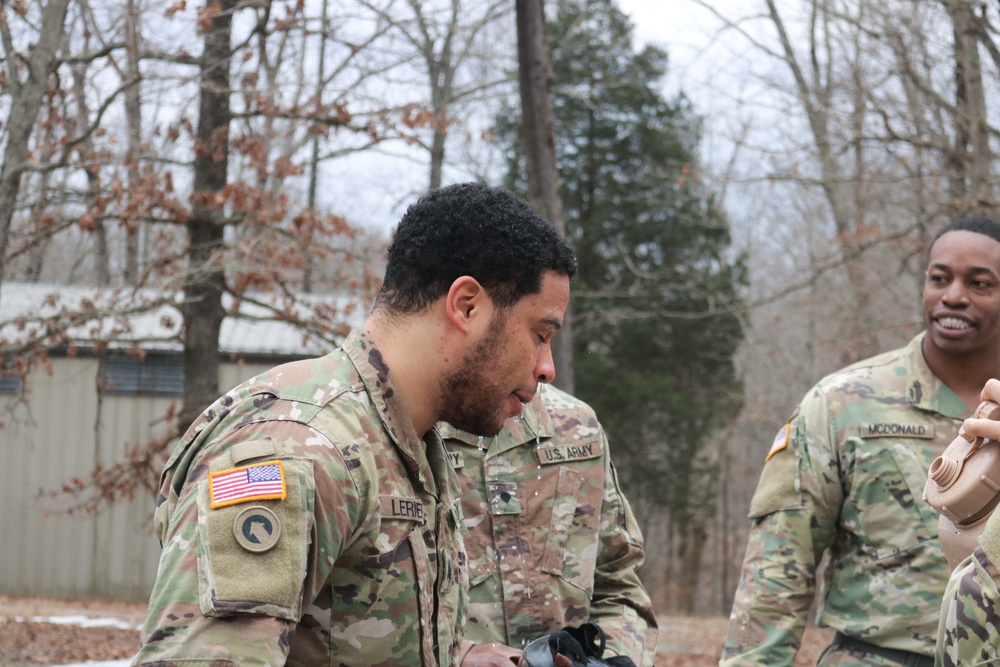 1st Theater Sustainment Command Soldiers attend Chemical, biological, radiological and nuclear training