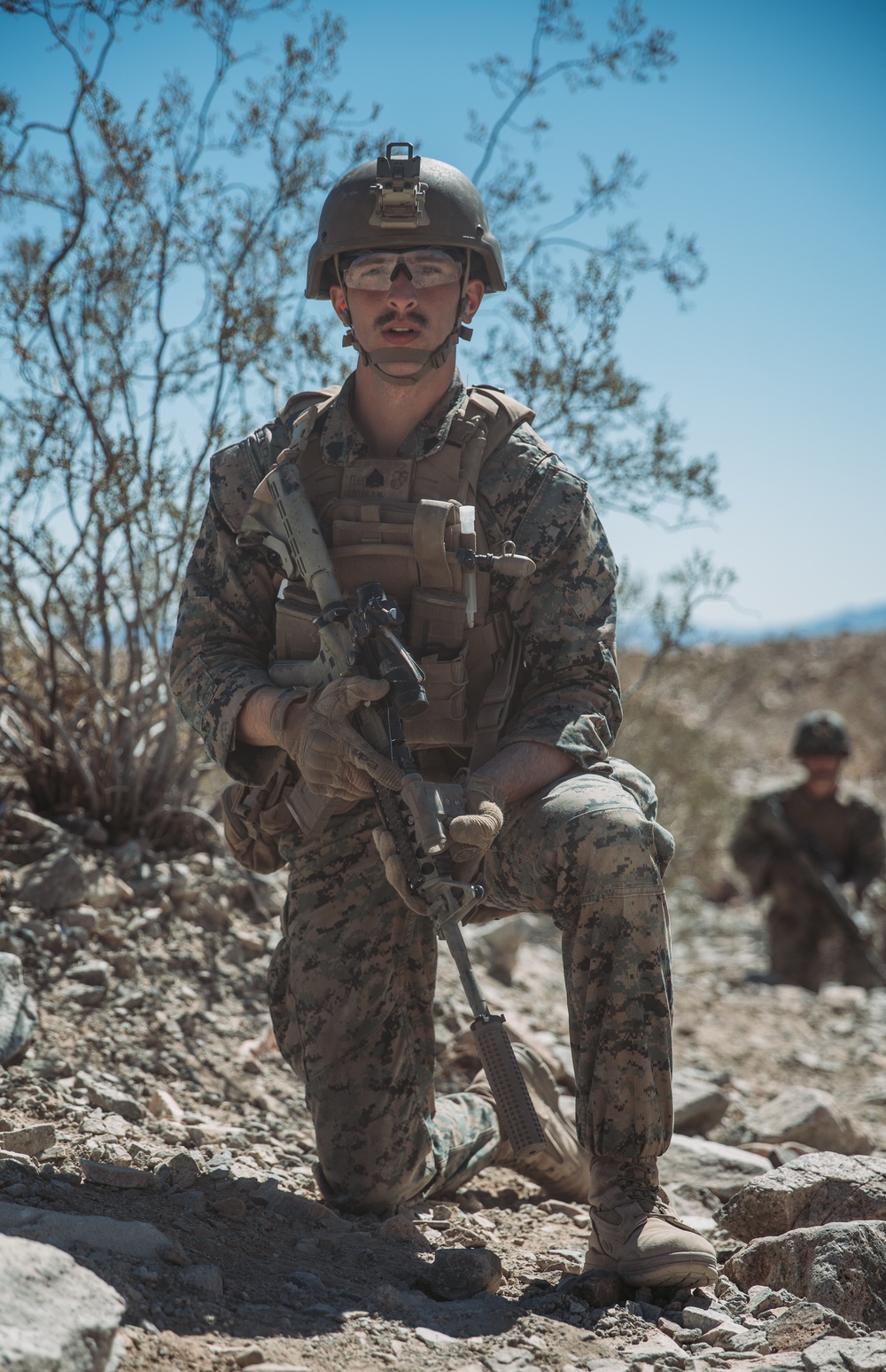 Marines with BLT 1/1 conduct rifle range during RUT