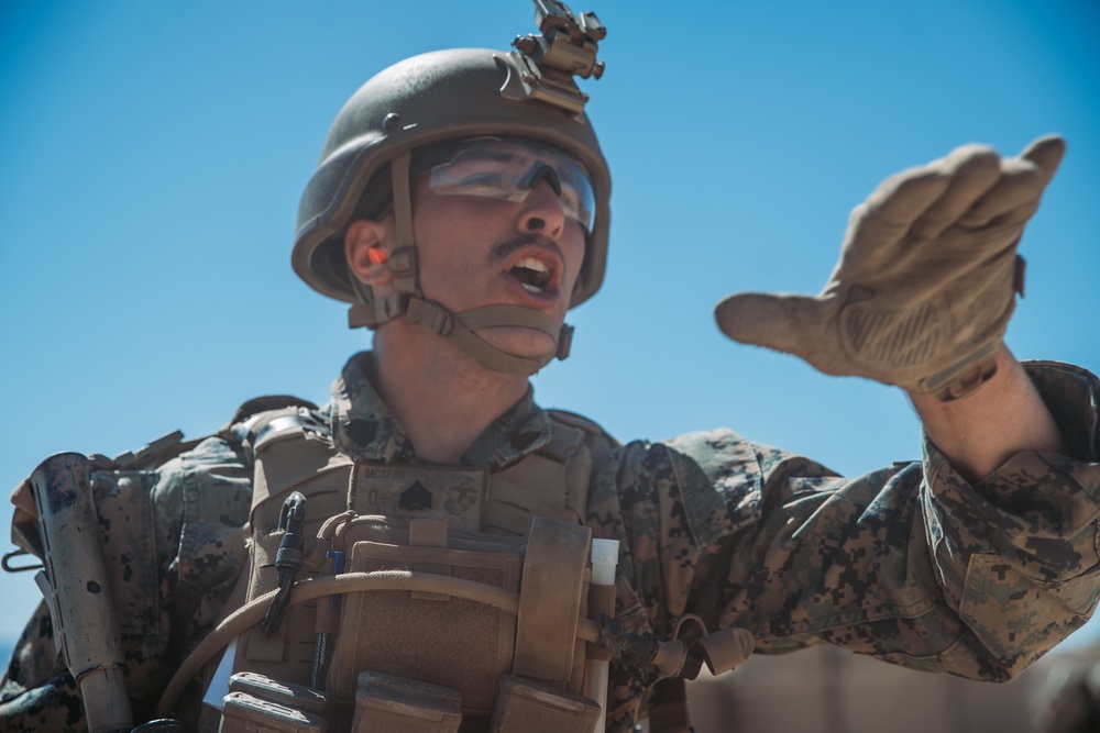 Marines with BLT 1/1 conduct rifle range during RUT