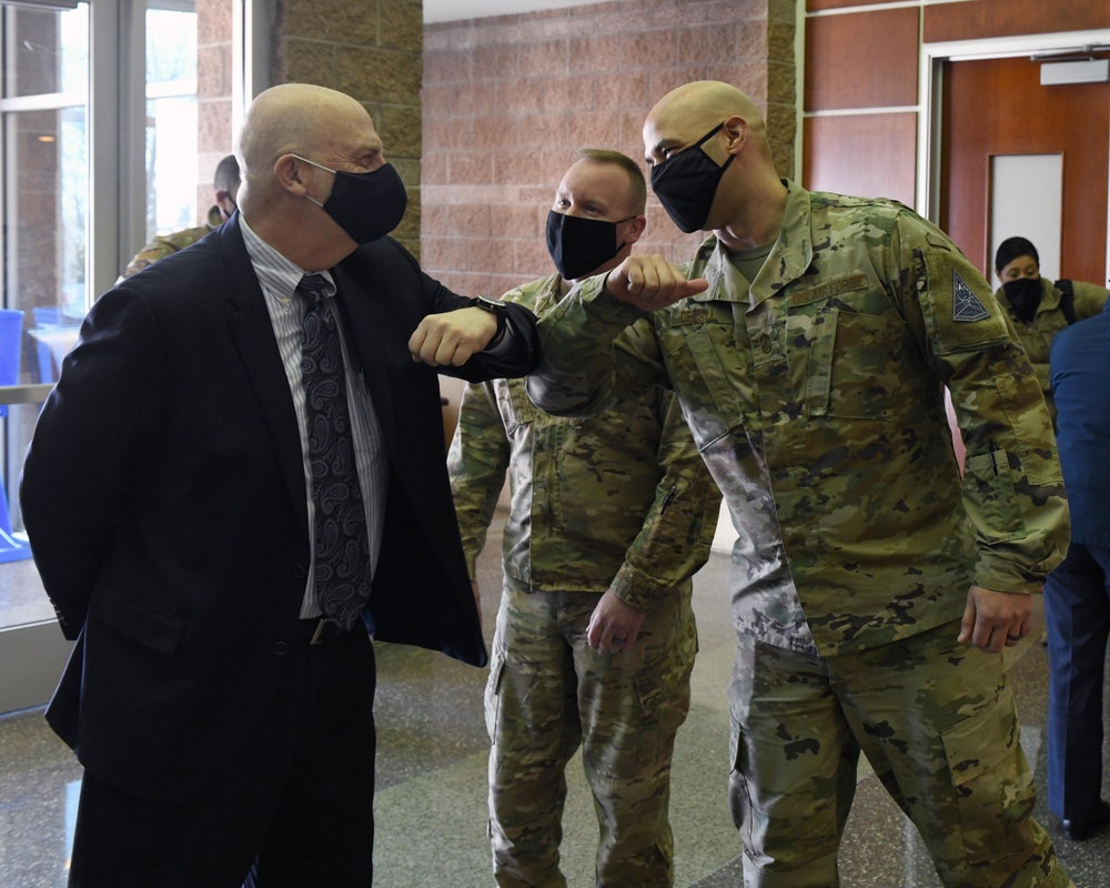 Team Buckley showcases mission during SecAF visit