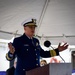 U.S. Coast Guard deputy commandant for operations addresses commissioning audience