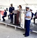 USCGC Robert Goldman sponsor Ms. Elly Goldman gives remarks