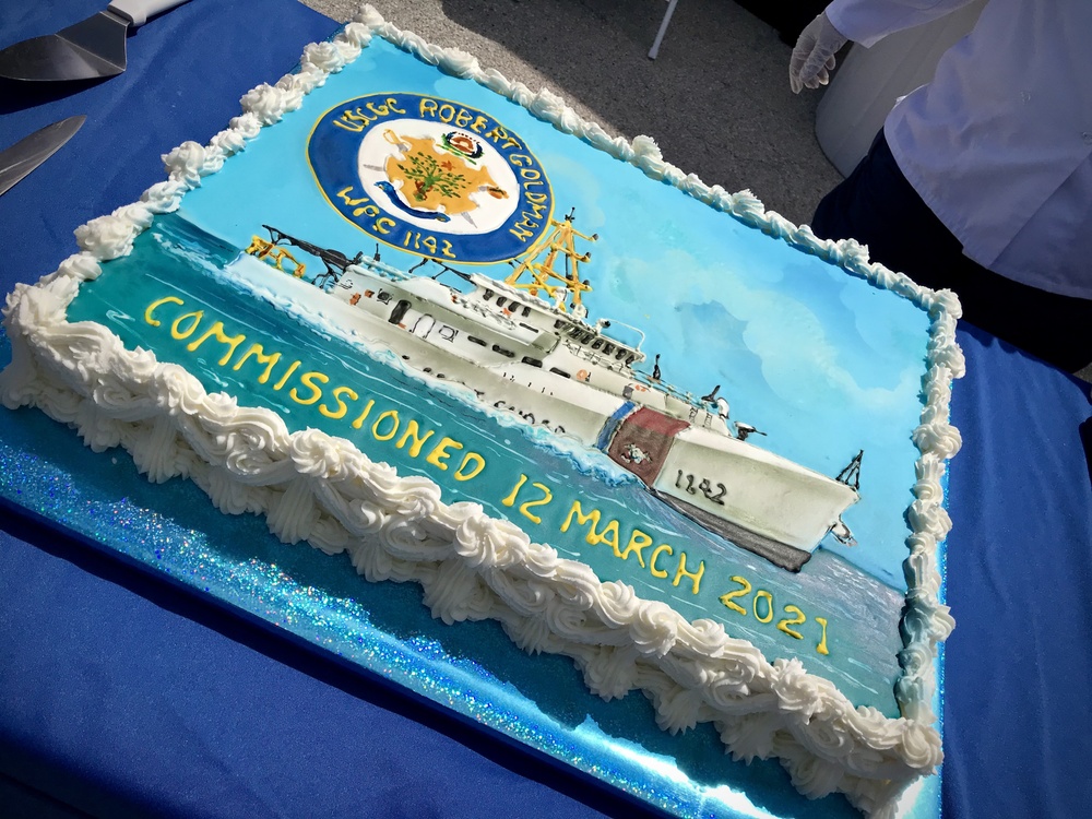 USCGC Robert Goldman commissioning cake