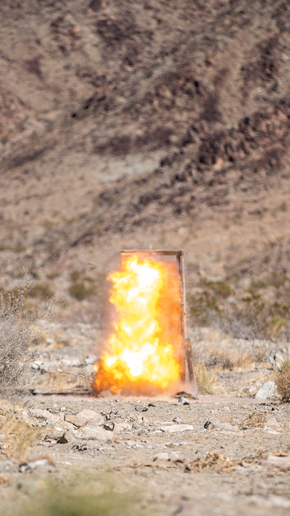 CLB-11 Marines perform explosion effects demonstration during RUT