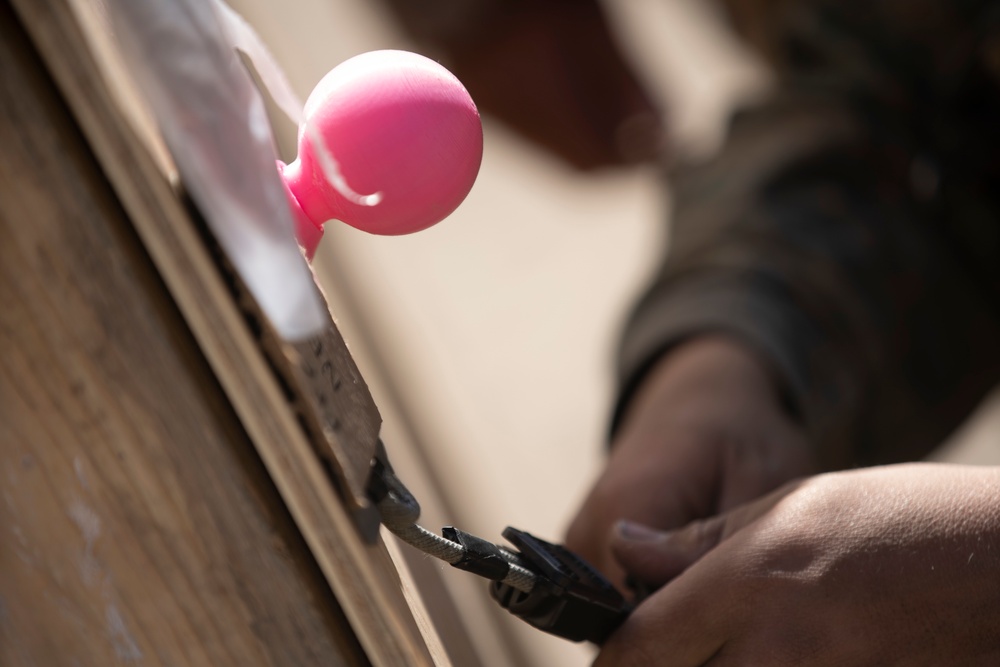 CLB-11 Marines perform explosion effects demonstration during RUT