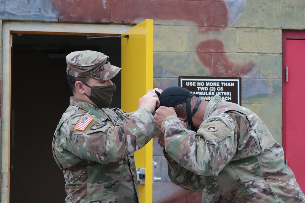 1st Theater Sustainment Command Soldiers attend Chemical, biological, radiological and nuclear training