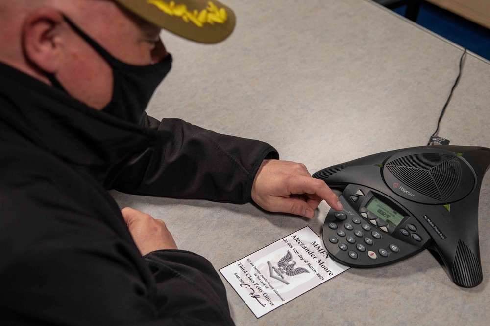 Arlington Sailors are meritoriously advanced