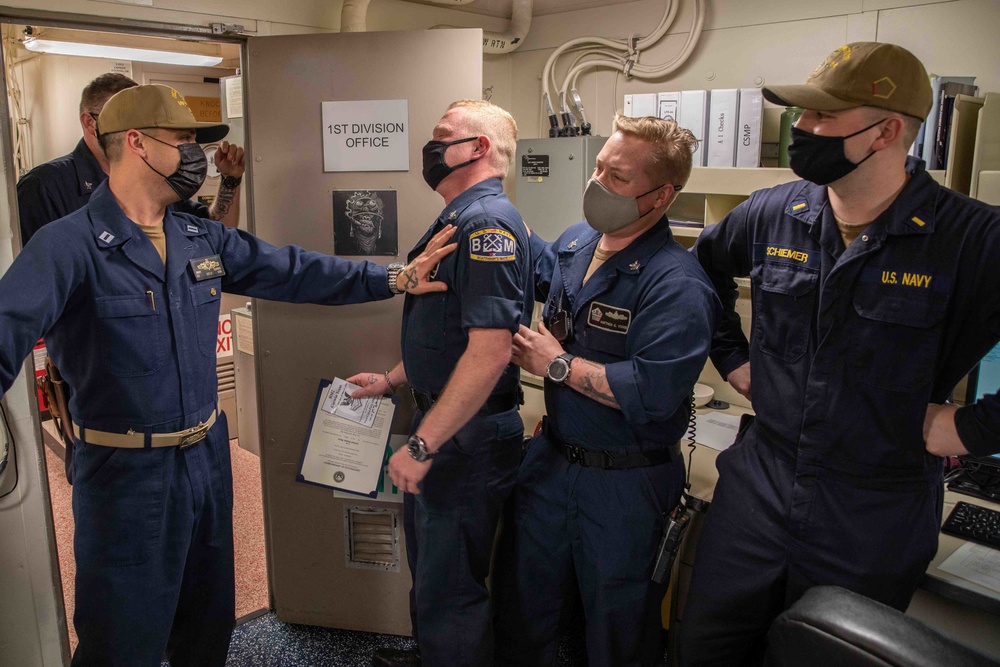Arlington Sailors are meritoriously advanced
