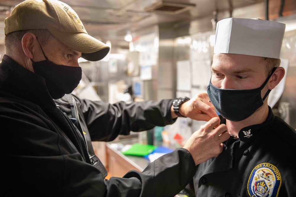 Arlington Sailors are meritoriously advanced