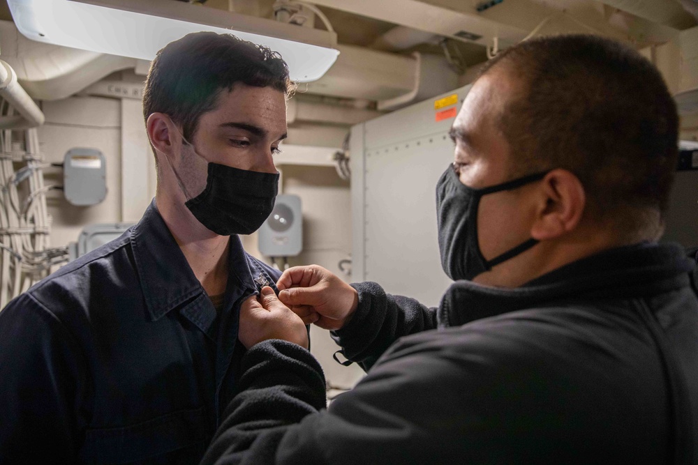 Arlington Sailors are meritoriously advanced