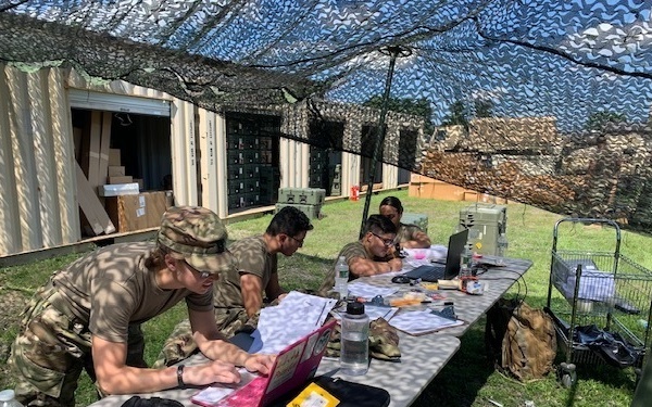 The 147th Medical Detachment Veterinary Services (MDVS) conducts inventory