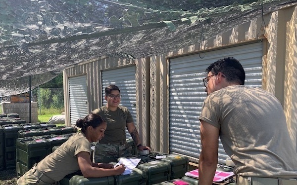 147th Medical Detachment Veterinary Services conducts complete inventory