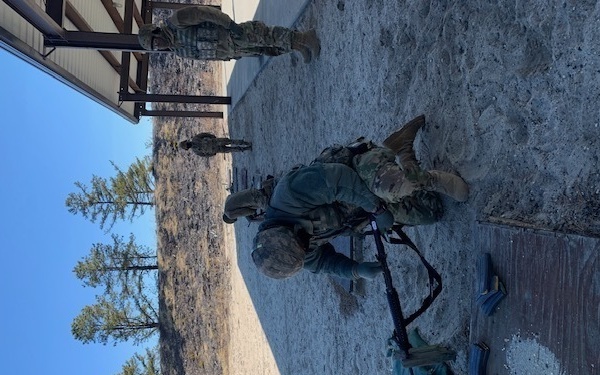The 147th Medical Detachment Veterinary Services (MDVS) at the Range
