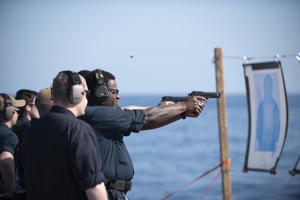 Mitscher Conducts Routine Exercises in U.S. Sixth Fleet