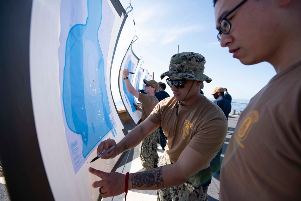 Mitscher Conducts Routine Exercises in U.S. Sixth Fleet