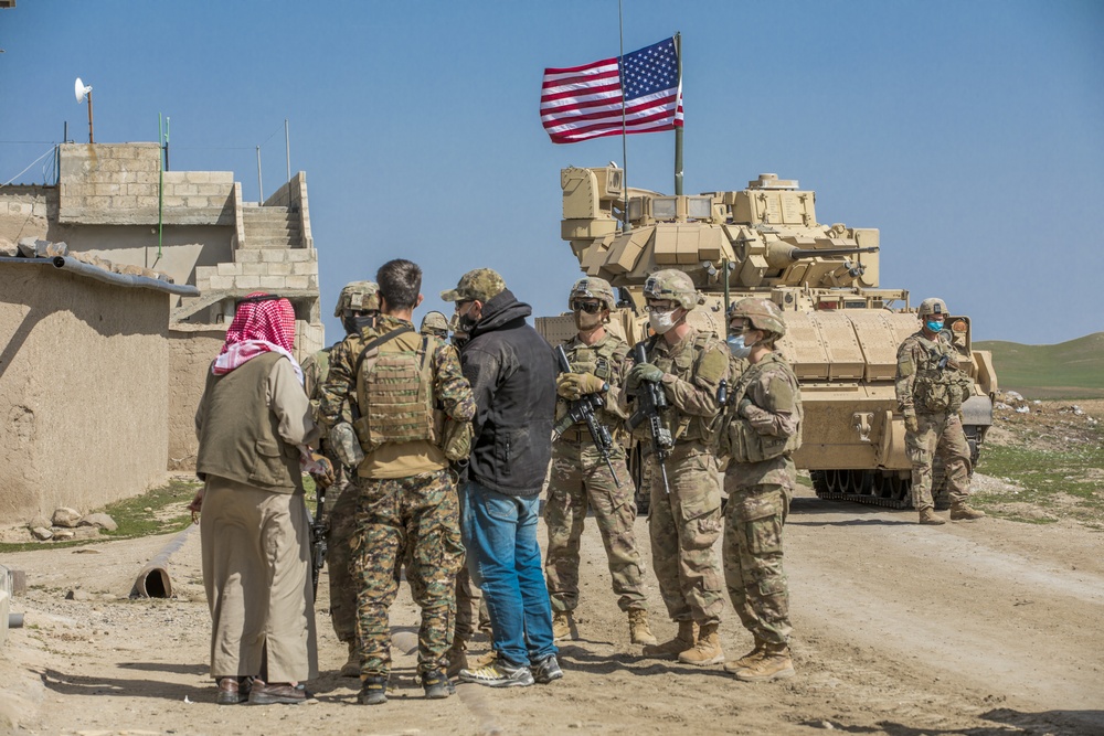 U.S. Army Soldiers Conduct a Patrol