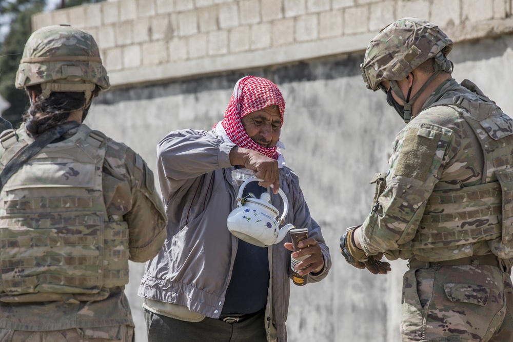 U.S. Army Soldiers Conduct a Patrol