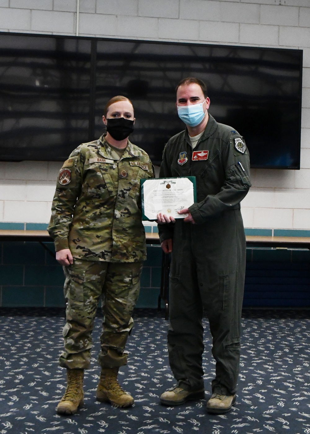104th Fighter Wing recognizes Airmen for achievements while deployed