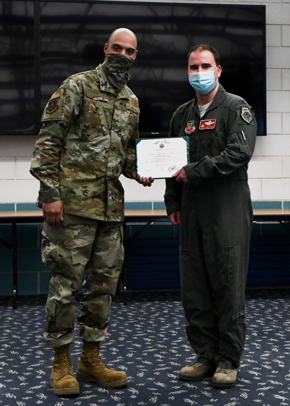 104th Fighter Wing recognizes Airmen for achievements while deployed