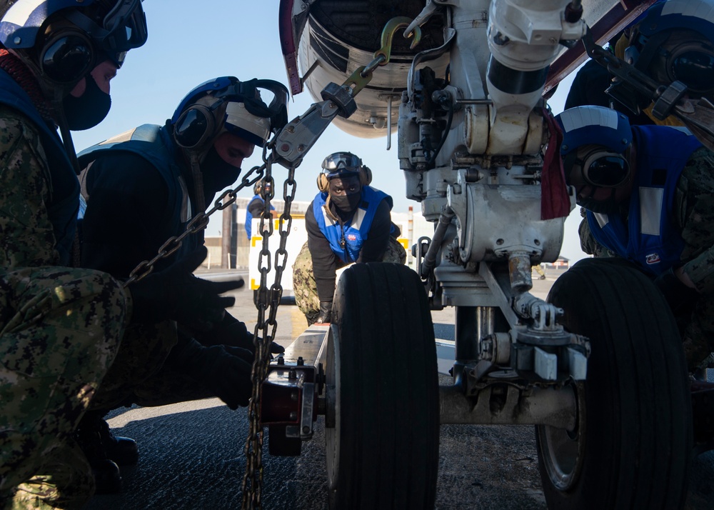 USS Harry S. Truman (CVN 75) is currently in Norfolk Naval Shipyard for its Extended Carrier Incremental Availability (ECIA)