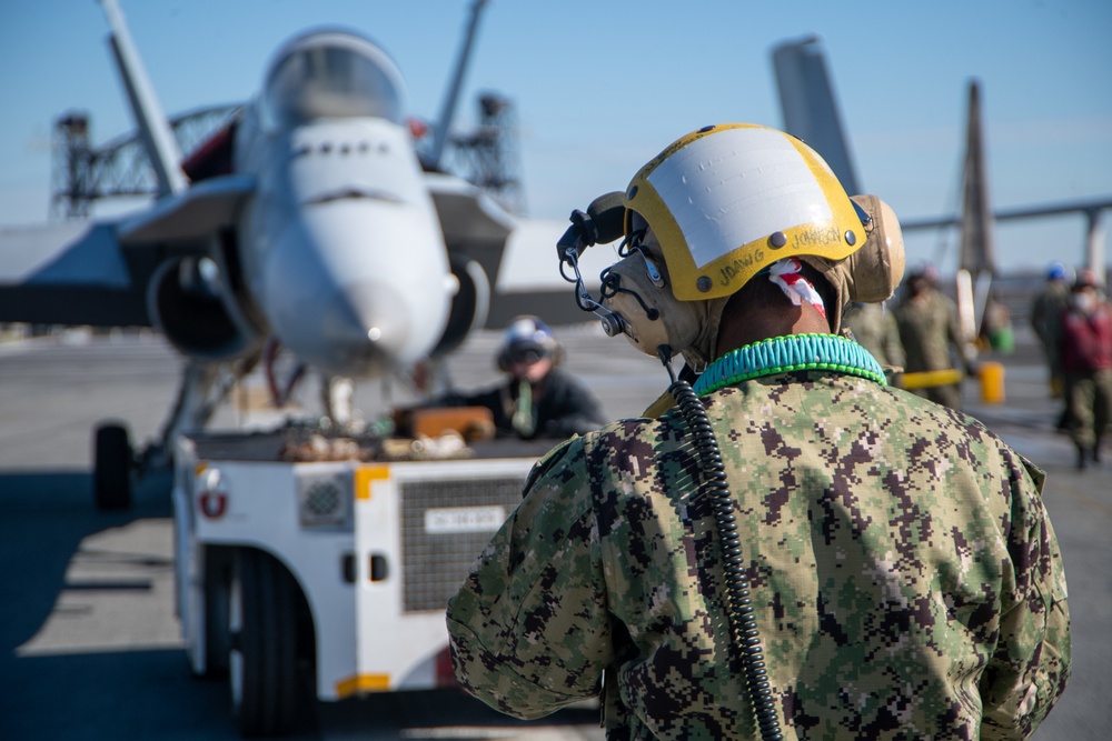 USS Harry S. Truman (CVN 75) is currently in Norfolk Naval Shipyard for its Extended Carrier Incremental Availability (ECIA).