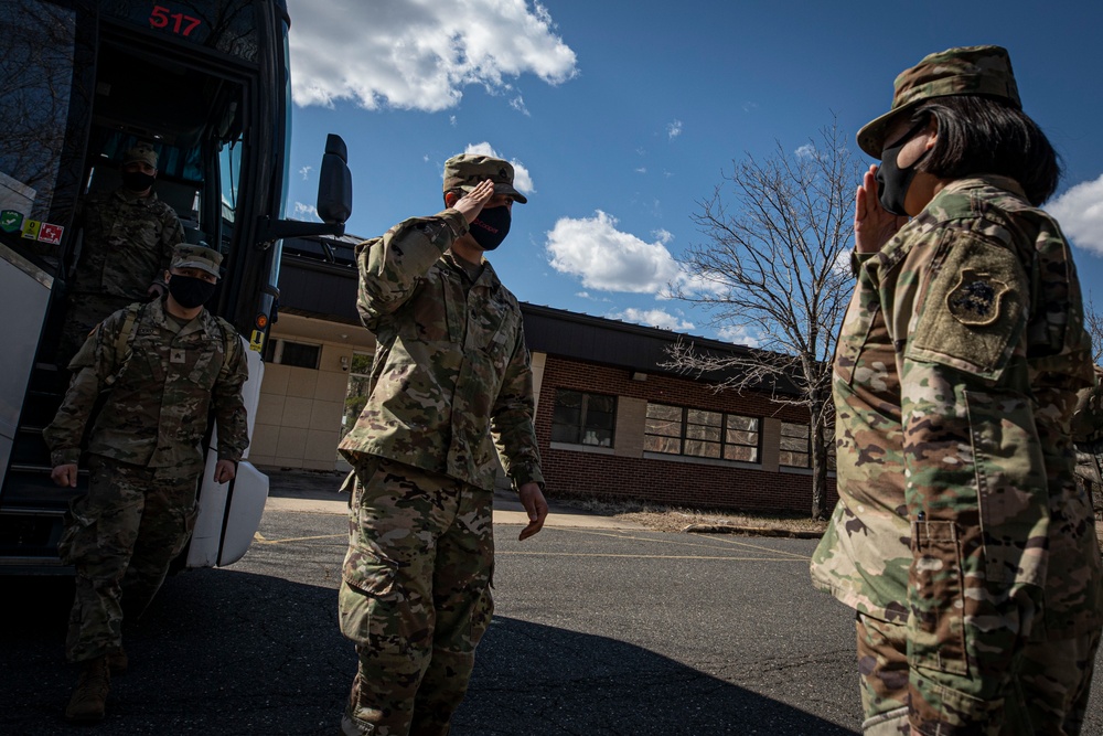 3-112th Field Artillery Soldiers return from DC mission