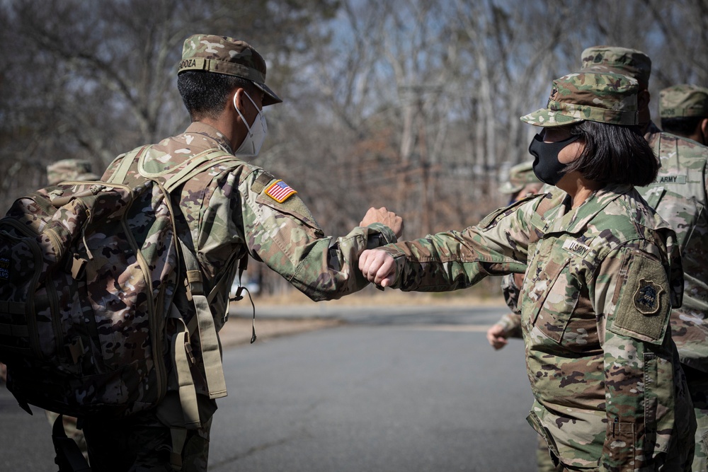 3-112th Field Artillery Soldiers return from DC mission