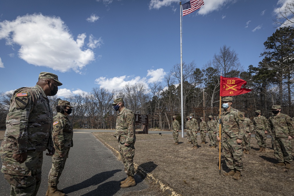 3-112th Field Artillery Soldiers return from DC mission