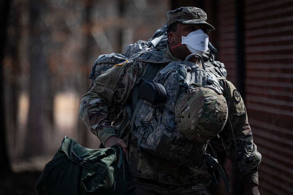 3-112th Field Artillery Soldiers return from DC mission