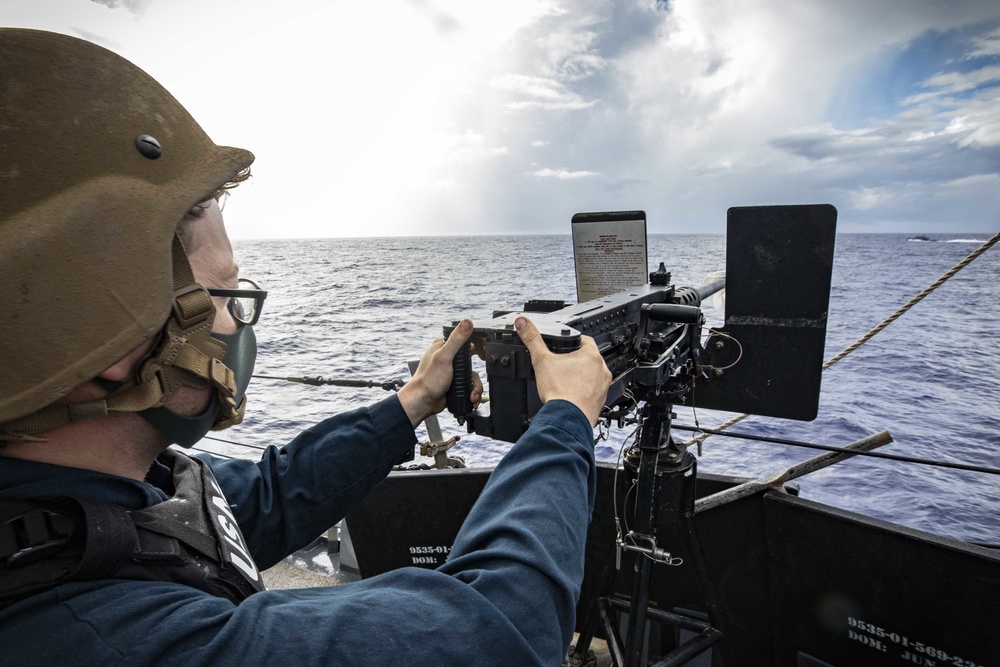 USS John S. McCain Conducts Surface Warfare Training