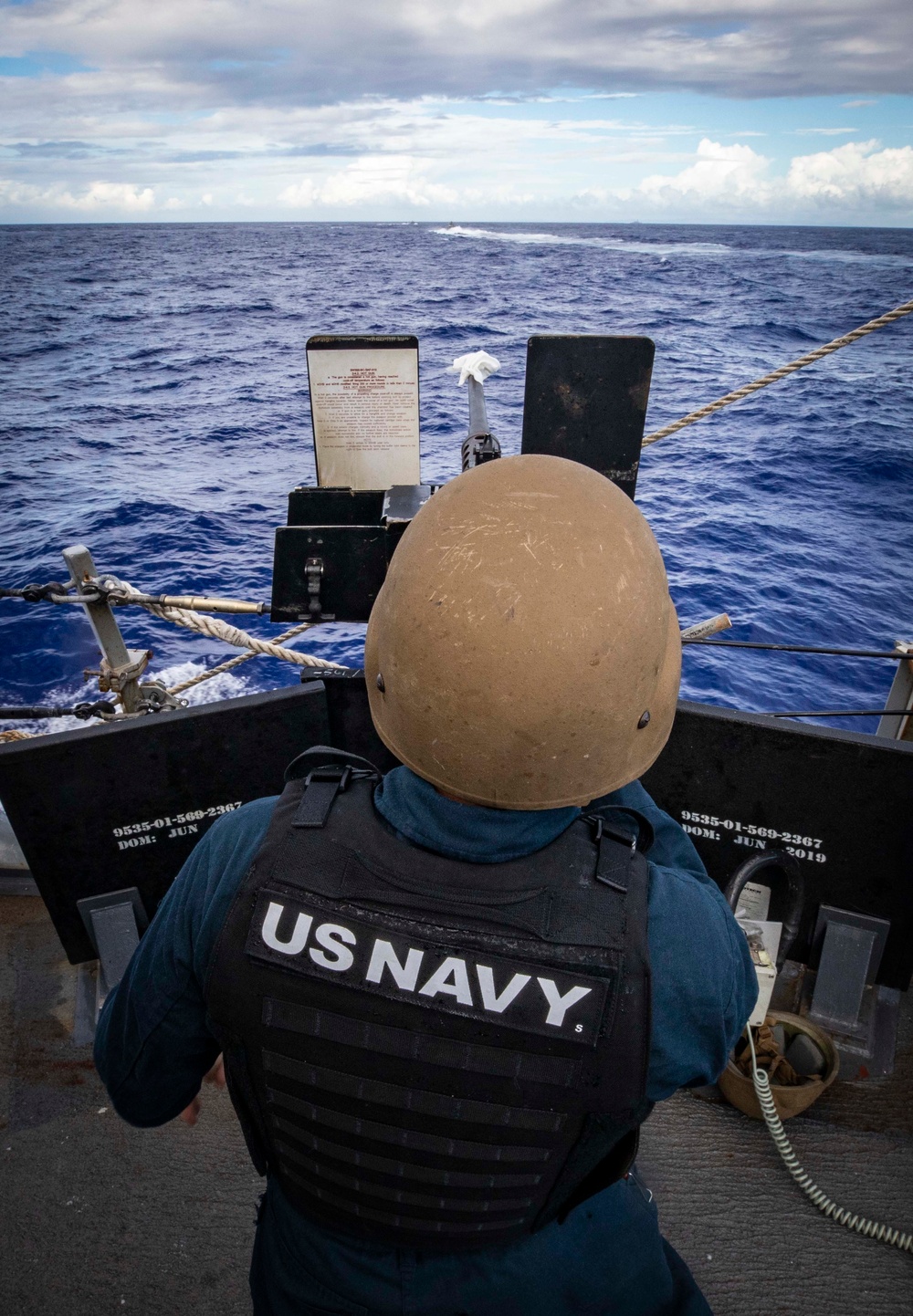USS John S. McCain Conducts Surface Warfare Training