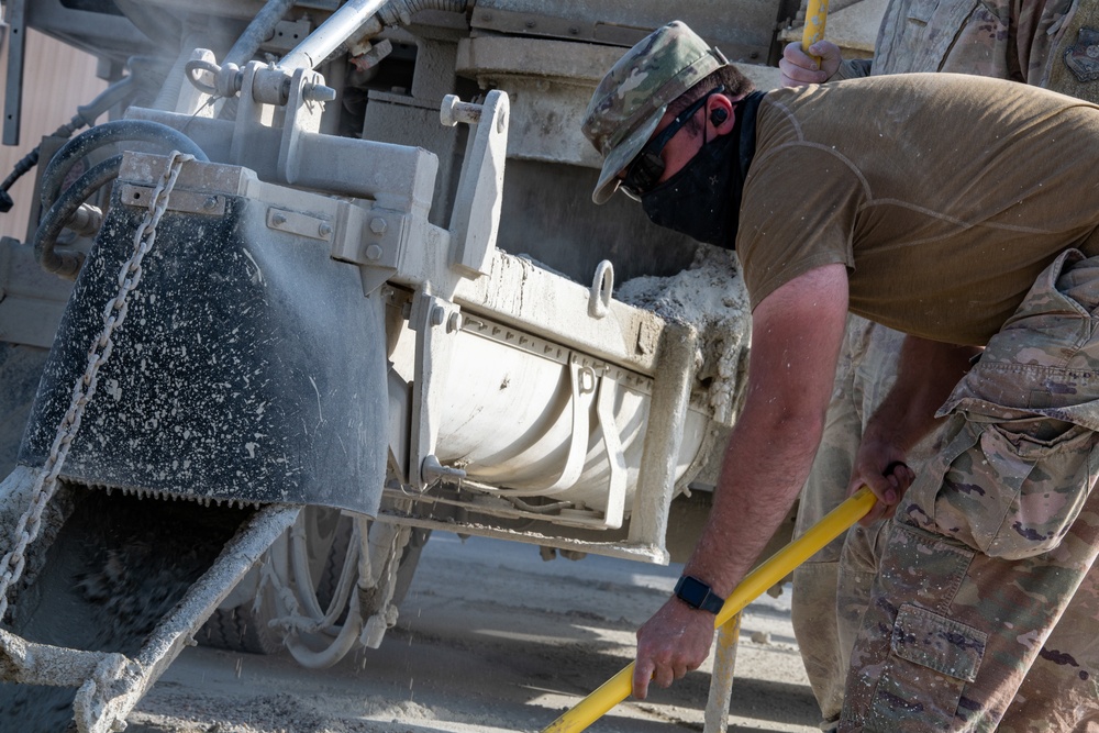 379th ECES performs rapid airfield damage repair during AFCENT capstone event