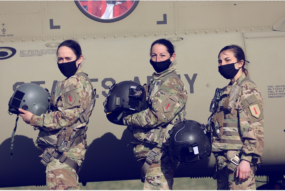 1st CAB Aviators make History
