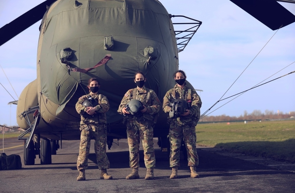 1st CAB Aviators make history