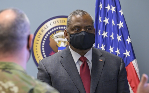 SECDEF Visits Federal COVID-19 Vaccines and Therapeutics Operation