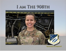 I am The 908th: Senior Airman Bonnie Hardy