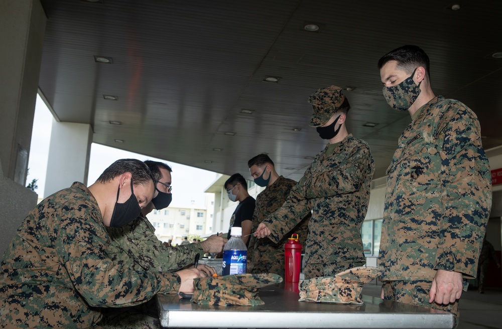 MRF-D Main Body 1 receive the second COVID-19 shot