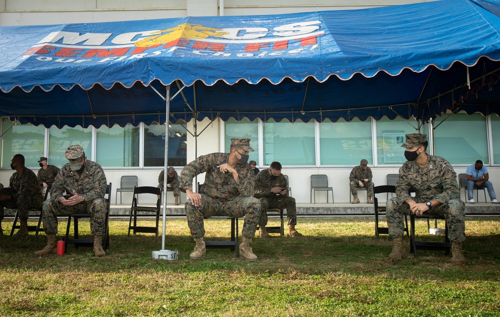 MRF-D Advanced Echelon receive the second COVID-19 shot