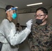 MRF-D Advanced Echelon receive a COVID-19 test