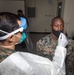 MRF-D Advanced Echelon receive a COVID-19 test