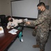 MRF-D Advanced Echelon receive a COVID-19 test