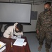 MRF-D Advanced Echelon receive a COVID-19 test