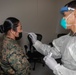 MRF-D Advanced Echelon receive a COVID-19 test