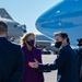First Lady Jill Biden Arrives on Joint Base MDL