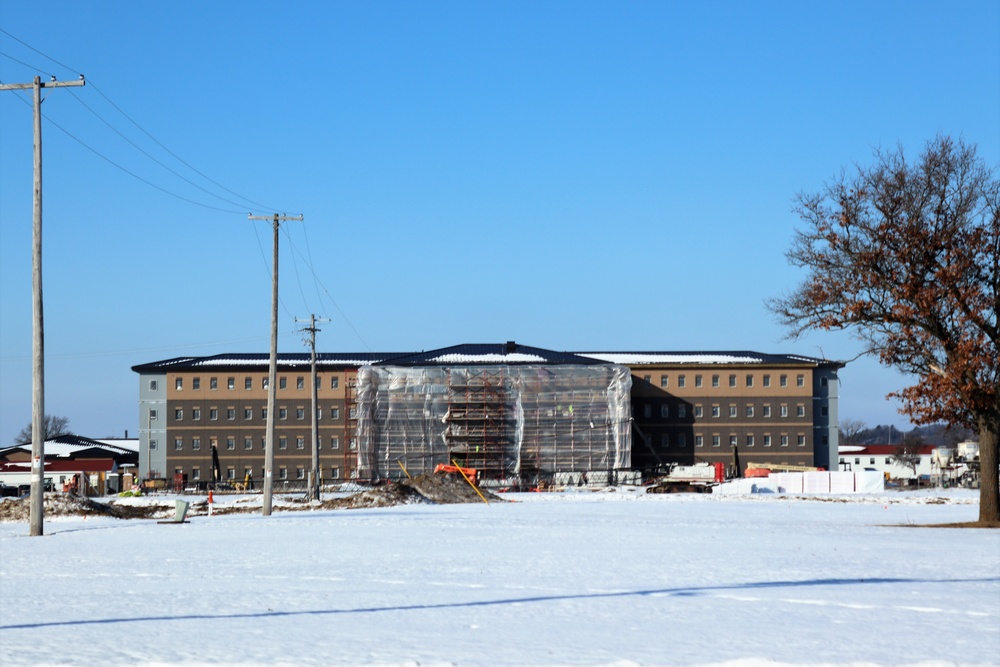 Construction of new, modern barracks building continues at Fort McCoy